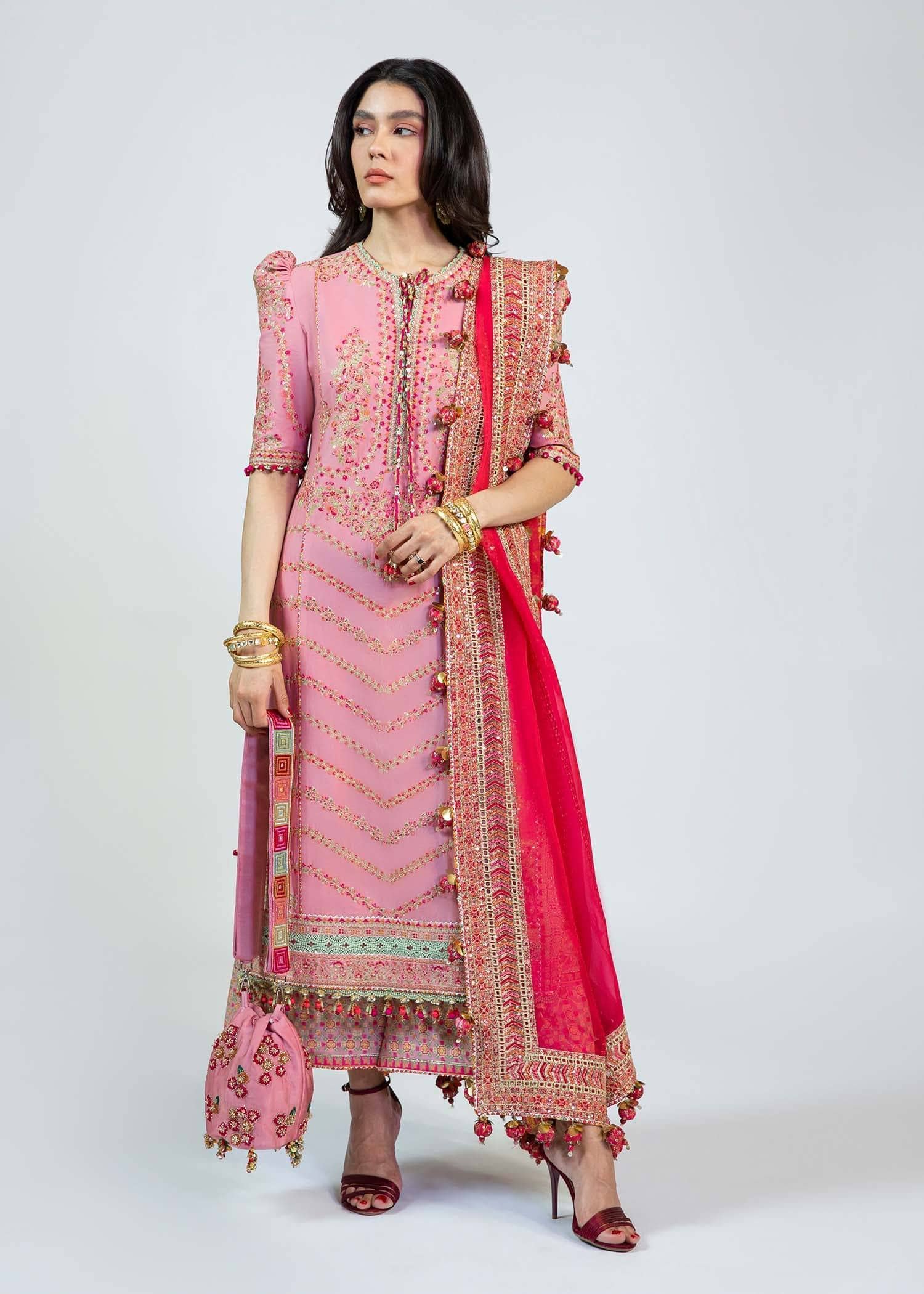 Restocked/Hussain Rehar Roshan Luxury Lawn/Kanval