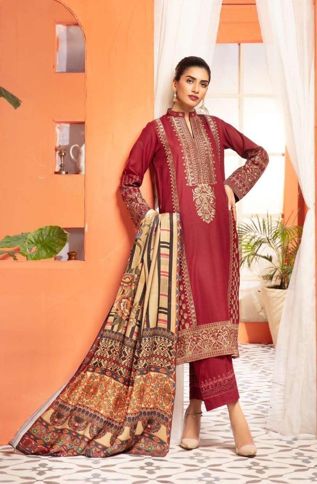 img_johra_zaib_leather_peach_woolen_shawl_collection_awwal_boutique