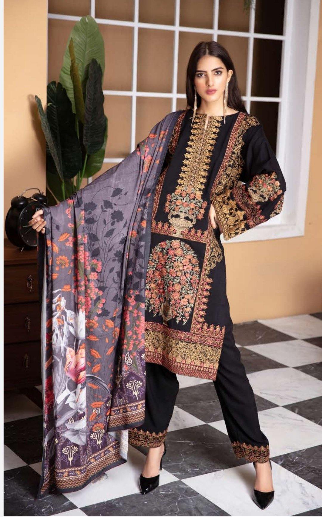 img_johra_jihan_leather_peach_woolen_shawl_collection_awwal_boutique