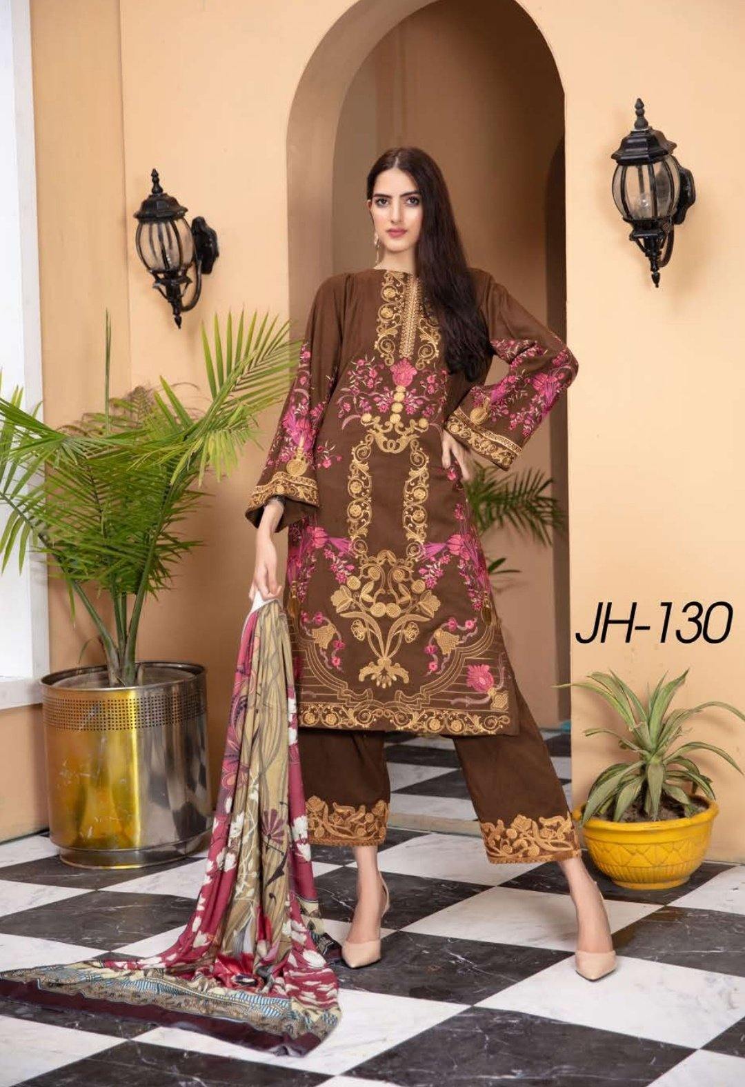 img_johra_jihan_leather_peach_woolen_shawl_collection_awwal_boutique