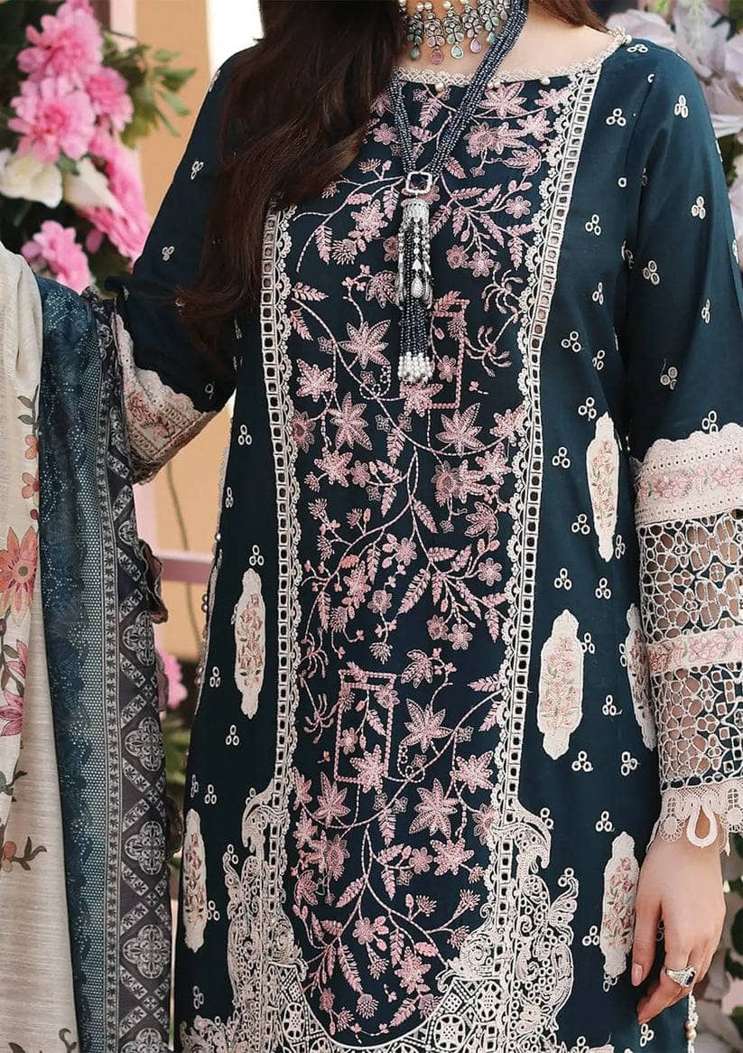 Kahf Premium Lawn Lawn Pakistani Suits Kahf Premium Lawn/KLC-01A JEWEL OF THE SEA
