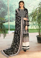 Kahf Premium Lawn Lawn Pakistani Suits Kahf Premium Lawn/KLC-04 LUXE NOIR