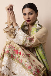 Khaadi Lawn 22/3 Pc/Shirt Dupatta Bottom/BPV22104