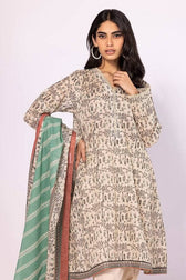 Khaadi Lawn 23/LLA23117/Shirt Dupatta Set