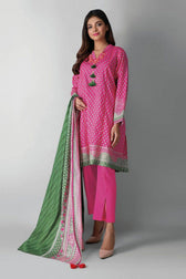 Khaadi Lawn Pakistani Suits Khaadi Lawn/Kameez Dupatta Bottom/A21318