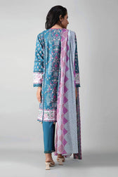 Khaadi Lawn Pakistani Suits Khaadi Lawn/Kameez Dupatta Bottom/A21356