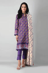 Khaadi Lawn Pakistani Suits Khaadi Lawn/Kameez Dupatta Bottom/A21361