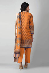 Khaadi Lawn Pakistani Suits Khaadi Lawn/Kameez Dupatta Bottom/A21363