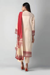 Khaadi Lawn Pakistani Suits Khaadi Lawn/Kameez Dupatta Bottom/B21233