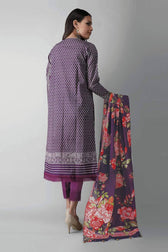 Khaadi Lawn Pakistani Suits Khaadi Lawn/Kameez Dupatta Bottom/B21260