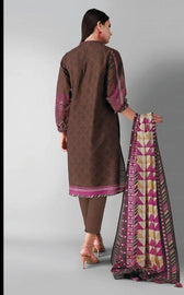 Khaadi Khaddar/Shirt Dupattaa Bottom/ALK2146