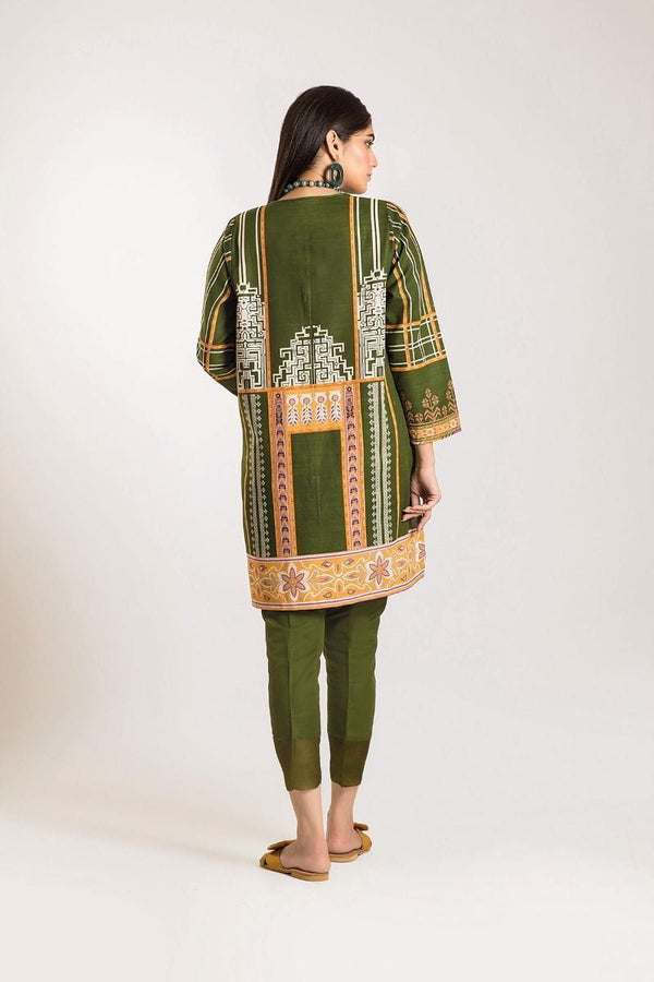 Khaadi Winter Vibe Collection / KI19501 Green 2Pc