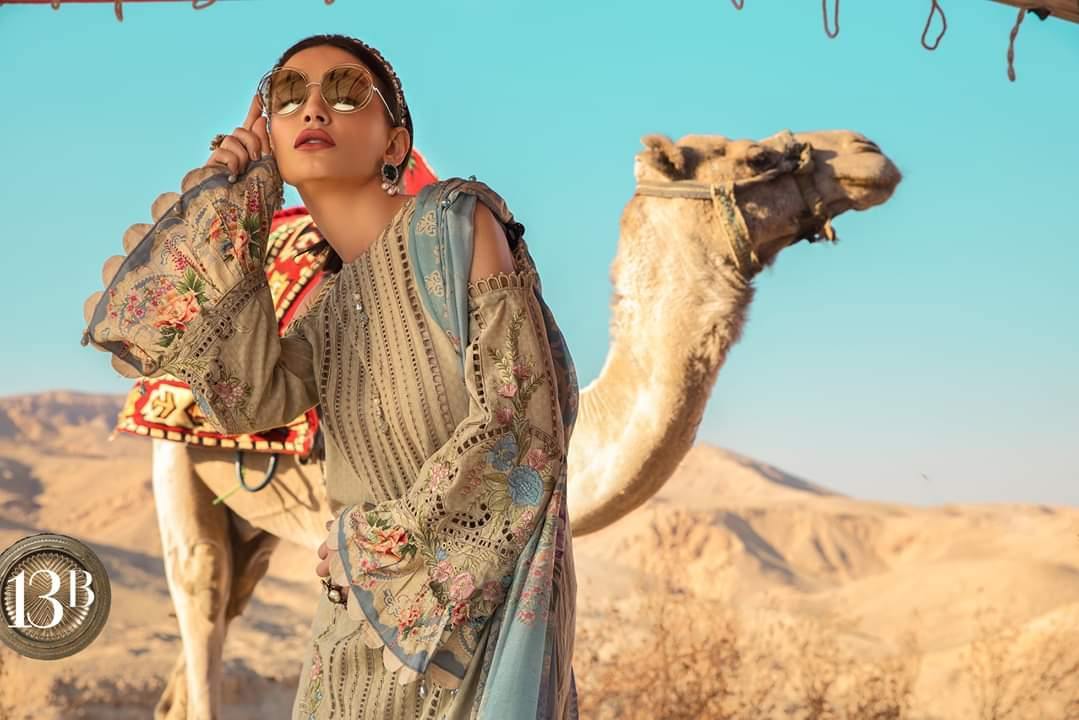 Maria B Lawn 2020/13B - AWWALBOUTIQUE