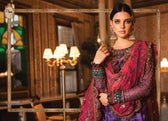 Maria B Mbroidered Wedding Edition/Purple (BD-2007) - AWWALBOUTIQUE