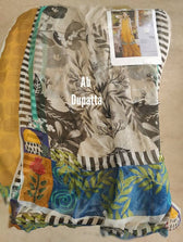 Maria B M Prints 23/Vol 1/7B/Silk Dupatta