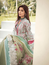 Maryam Hussain Luxury Lawn/Aqua