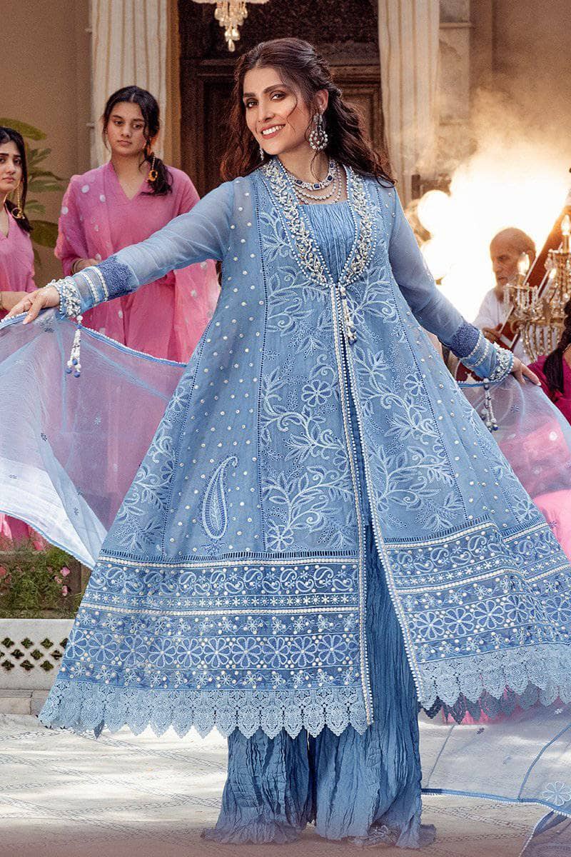 Mishq Lawn Pakistani Suits Mushq Dastan Formals/Festive Chikankari/Sahar