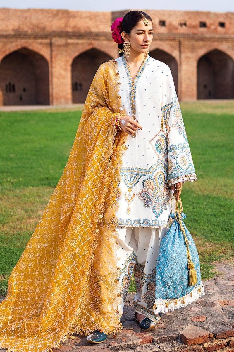 Mohsin Naveed Ranjha Chiffon Pakistani Suit Mohsin Naveed Ranjha/Nau Bahar/SURAJ MUKHI