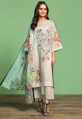 Nishat Lawn Collection/3Pc/42001038 - AWWALBOUTIQUE