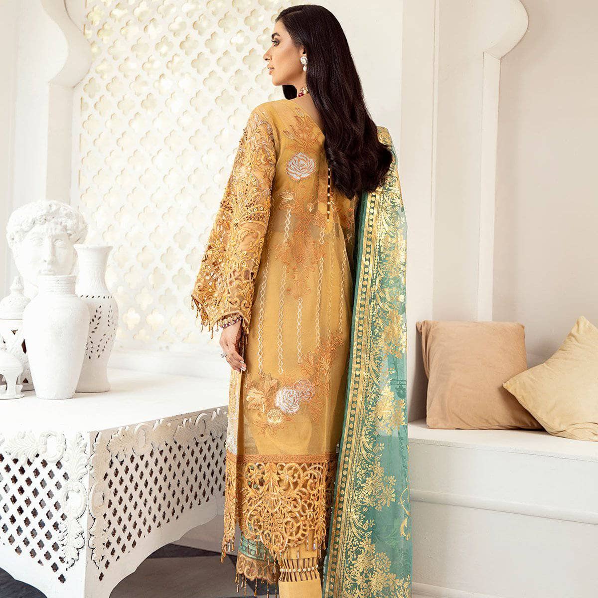 Nureh Mor Bagh Luxe Chiffon/NL-11