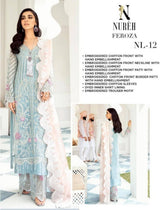 Nureh Mor Bagh Luxe Chiffon/NL-12