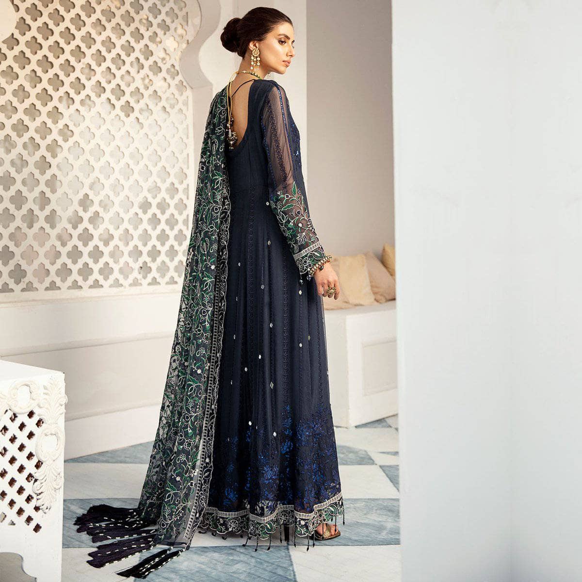 Nureh Mor Bagh Luxe Chiffon/NL-16