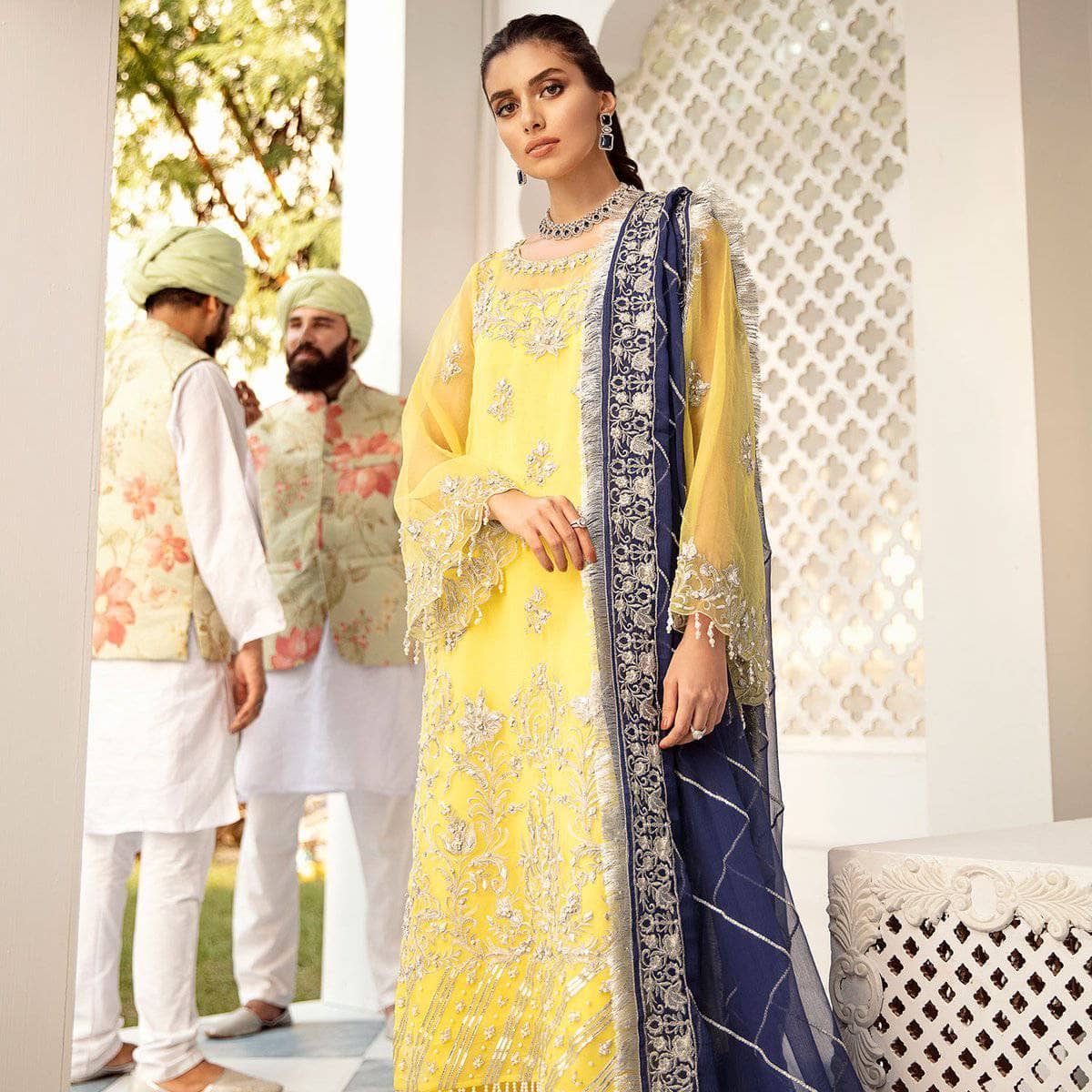 Nureh Mor Bagh Luxe Chiffon/NL-15