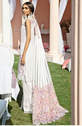 Nureh Luxury Lawn 2021/White Crimson NE-01