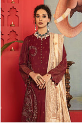 Nureh Leather Jacquard/Embroidered shawls/NJ 09 - AWWALBOUTIQUE