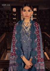 img_nureh_leather_peach_jacquard_shawl_awwal_boutique