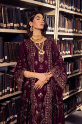 img_nureh_leather_peach_jacquard_shawl_awwal_boutique