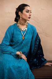img_leather_peach_embroidered_shirt_velvet_shawl_awwal_boutique