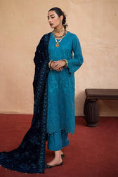 img_leather_peach_embroidered_shirt_velvet_shawl_awwal_boutique
