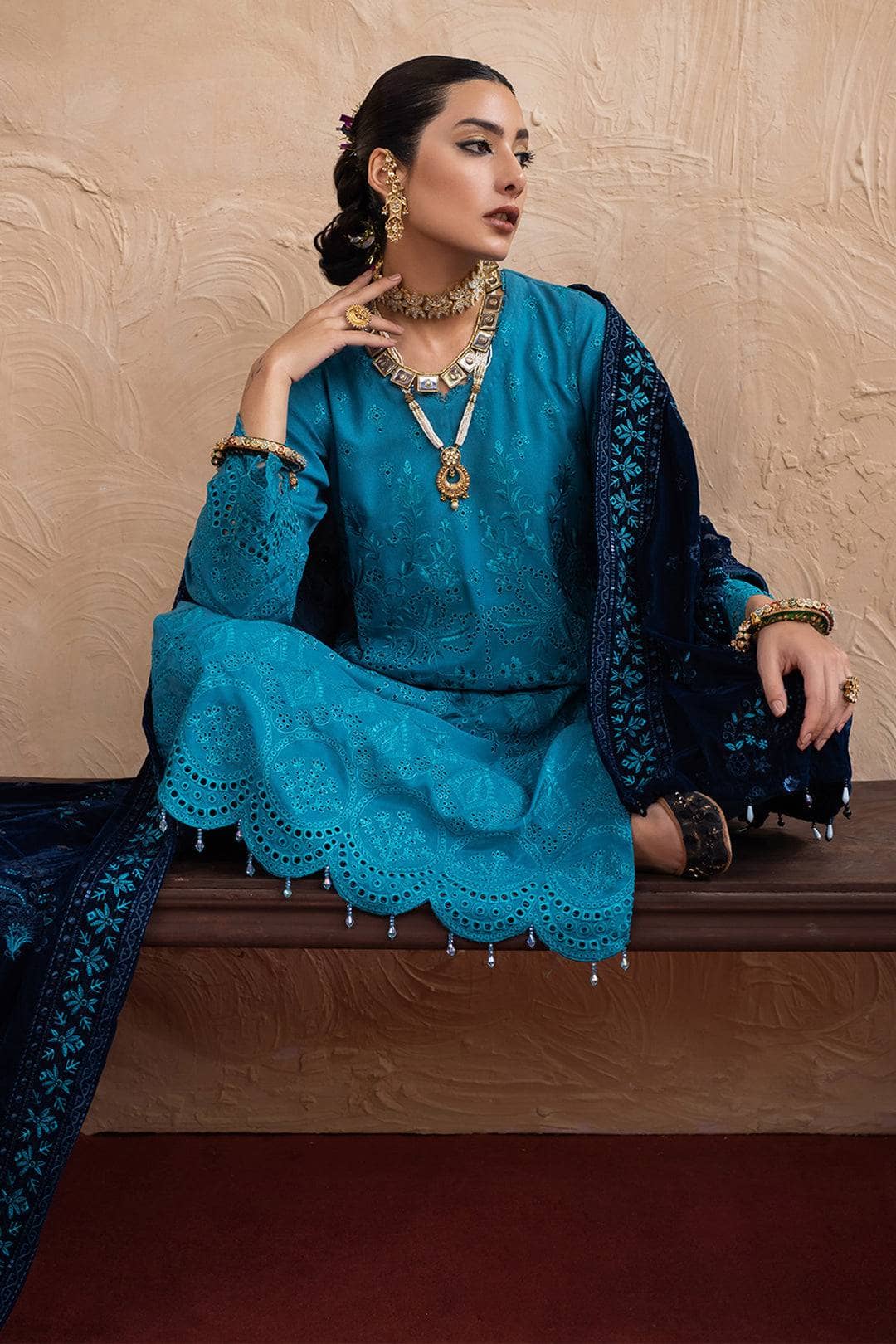 img_leather_peach_embroidered_shirt_velvet_shawl_awwal_boutique