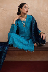img_leather_peach_embroidered_shirt_velvet_shawl_awwal_boutique
