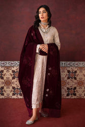 img_leather_peach_embroidered_shirt_velvet_shawl_awwal_boutique