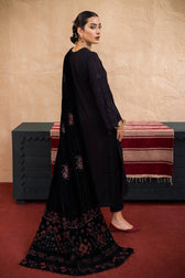 img_leather_peach_embroidered_shirt_velvet_shawl_awwal_boutique