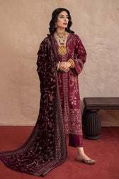 img_nureh_leather_peach_velvet_awwal_boutique