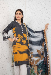 Orchid Lawn Pakistani Suit Orchid Printed Lawn with Silk Dupattaa