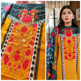 Orient Mysa Winter Collection/3PC EMBROIDERED KHADDAR SUIT