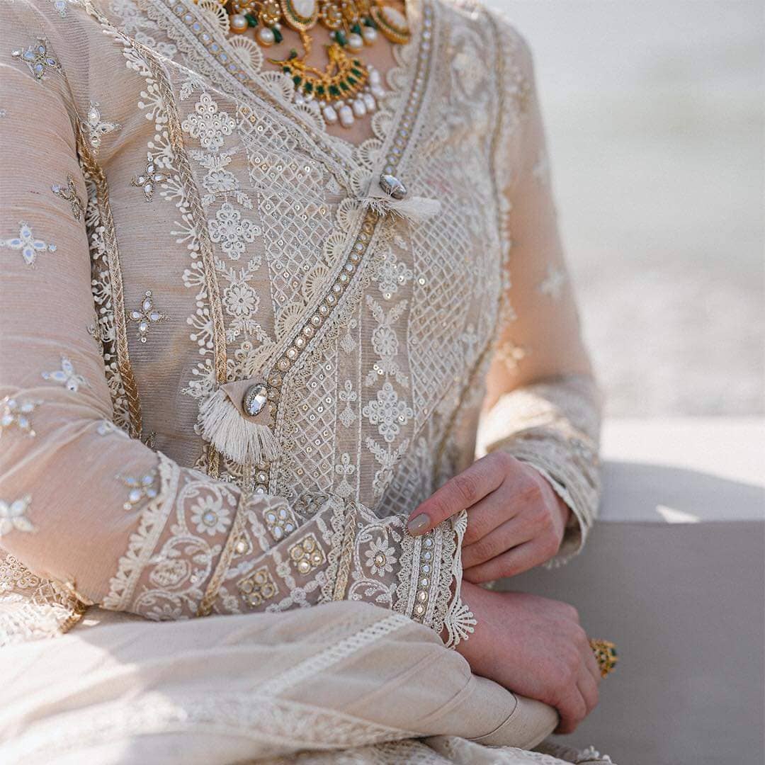 Qalamkar Lawn Pakistani Suit Restocked/Qalamkar Sahil Luxury Lawn 23/Aiyla