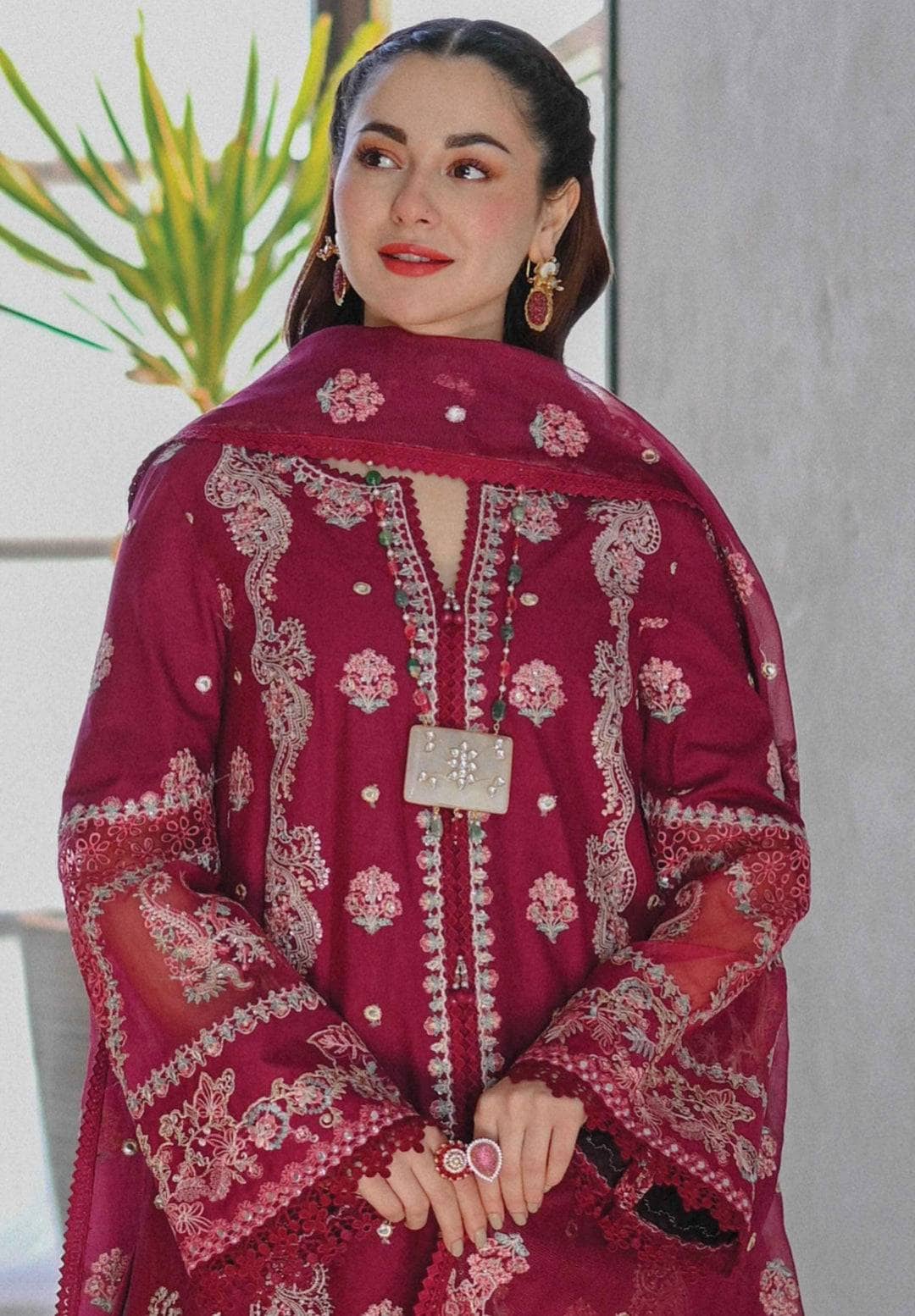 Restocked/Qalamkar Sahil Luxury Lawn 23/Beyza