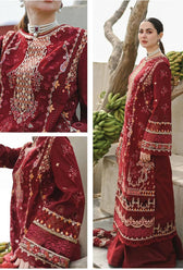 Qalamkar Lawn Pakistani Suit Restocked/Qalamkar Sahil Luxury Lawn 23/Mirha