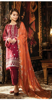Qalamkar Luxury Lawn/Daur E Hayat/Meharnoosh