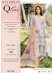 Qalamkar Qline Lawn Collection – QL-09