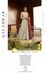 Restocked/Qalamkar Luxury Festive Lawn/Fx 07