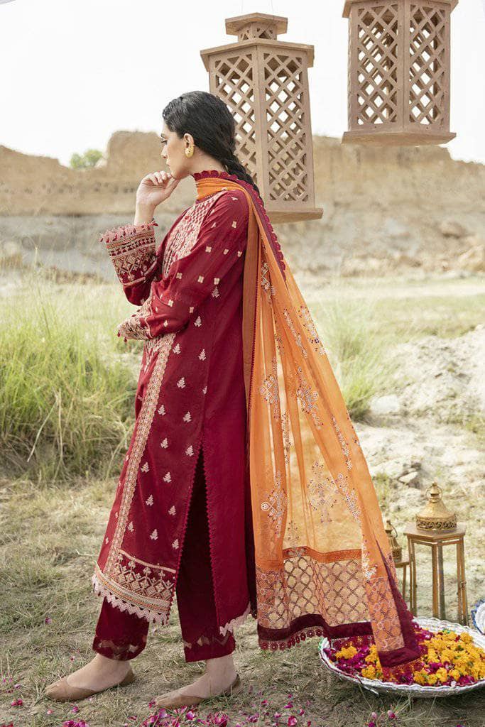Qalamkar Q Line Lawn Pakistani Suits Qalamkar Q Line Lawn 2021/EE 07