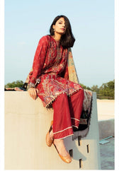 Restocked/Qalamkar Rehaab Luxury Shawl Collection/QWK 10/Double Sided Shawl