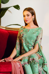 Ramsha Chevron Chiffon Collection 2019 – A-107