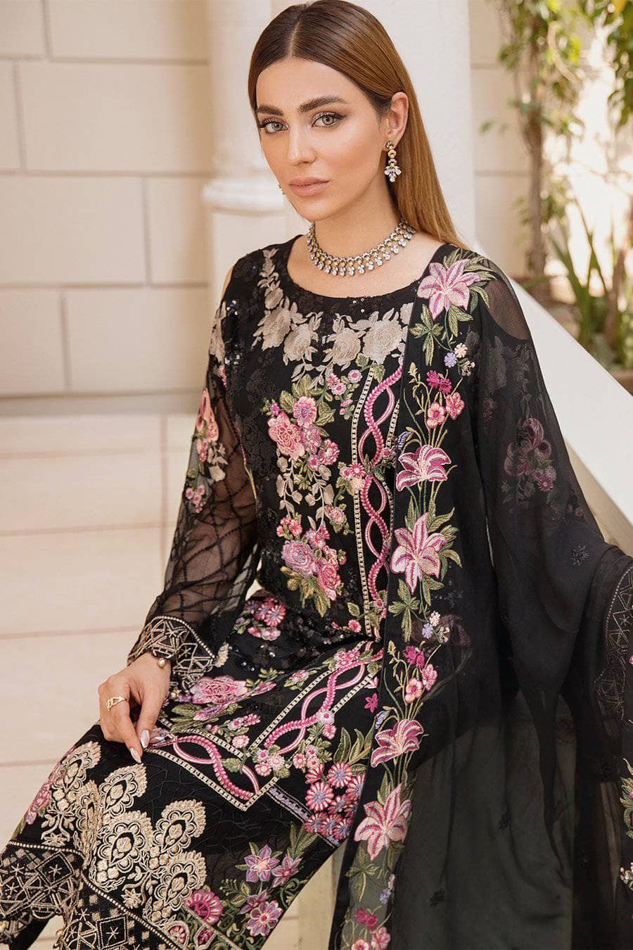 img_ramsha_chevron_chiffon_awwal_boutique